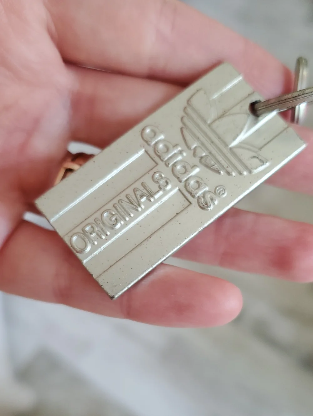 adidas Originals Silver Keychain